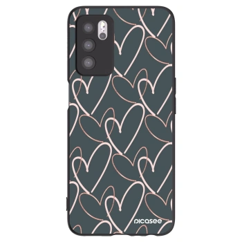 Picasee OPPO A16 Hülle - Schwarzes Silikon - Viel Liebe