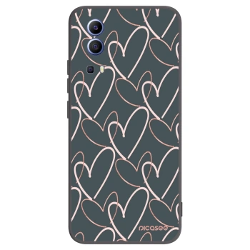 Picasee Vivo Y52 5G Hülle - Schwarzes Silikon - Viel Liebe