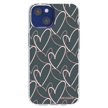 Picasee Apple iPhone 14 Hülle - Transparentes Silikon - Viel Liebe