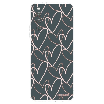 Picasee Sony Xperia 10 IV 5G Hülle - Transparentes Silikon - Viel Liebe