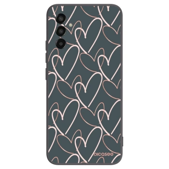 Picasee Samsung Galaxy M13 M135F Hülle - Schwarzes Silikon - Viel Liebe