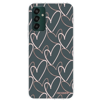 Picasee Samsung Galaxy M13 M135F Hülle - Transparentes Silikon - Viel Liebe