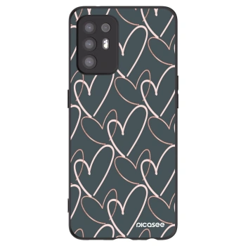 Picasee OPPO A94 5G Hülle - Schwarzes Silikon - Viel Liebe