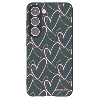 Picasee Samsung Galaxy S23 5G Hülle - Schwarzes Silikon - Viel Liebe