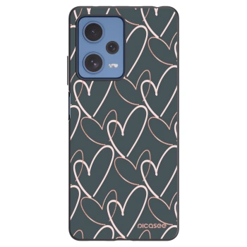 Picasee Xiaomi Redmi Note 12 Pro 5G Hülle - Schwarzes Silikon - Viel Liebe