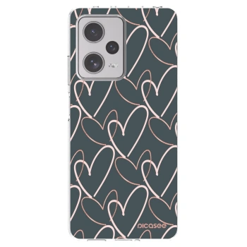 Picasee Xiaomi Redmi Note 12 Pro+ 5G Hülle - Transparentes Silikon - Viel Liebe