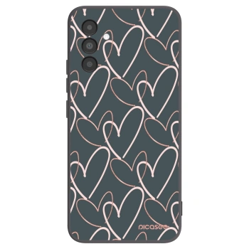 Picasee Samsung Galaxy A04s A047F Hülle - Schwarzes Silikon - Viel Liebe