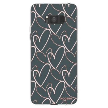 Picasee Samsung Galaxy S8 G950F Hülle - Transparentes Silikon - Viel Liebe