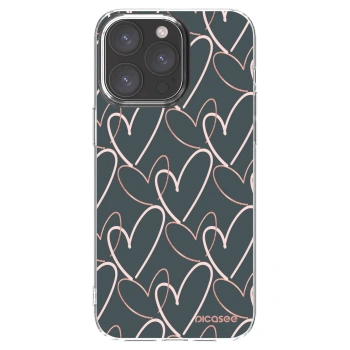 Picasee Apple iPhone 15 Pro Max Hülle - Transparentes Silikon - Viel Liebe