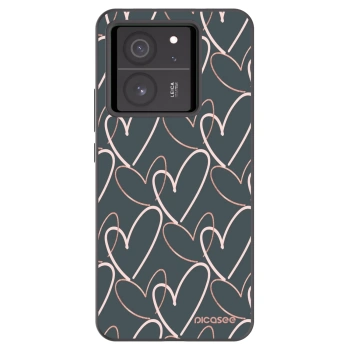 Picasee Xiaomi 13T Hülle - Schwarzes Silikon - Viel Liebe