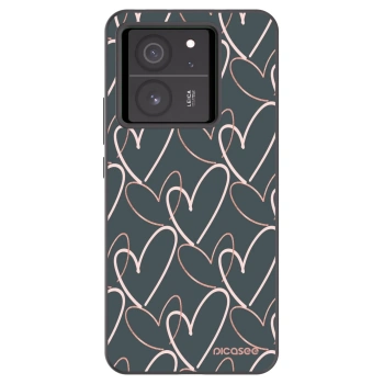 Picasee Xiaomi 13T Pro Hülle - Schwarzes Silikon - Viel Liebe