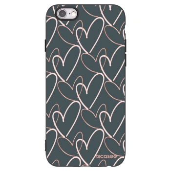Picasee Apple iPhone 6/6S Hülle - Schwarzes Silikon - Viel Liebe