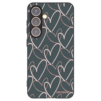 Picasee Samsung Galaxy S24 S921B 5G Hülle - Schwarzes Silikon - Viel Liebe