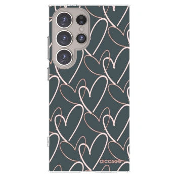 Picasee Samsung Galaxy S24 Ultra S928B 5G Hülle - Transparentes Silikon - Viel Liebe