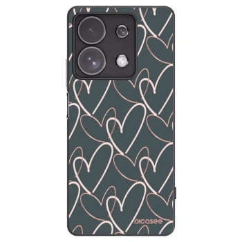 Picasee Xiaomi Redmi Note 13 Pro 4G Hülle - Schwarzes Silikon - Viel Liebe