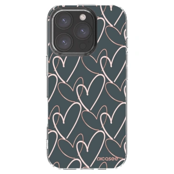 Picasee Apple iPhone 16 Pro Hülle - Transparentes Silikon - Viel Liebe