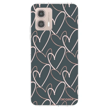 Picasee Motorola Moto G53 5G Hülle - Transparentes Silikon - Viel Liebe