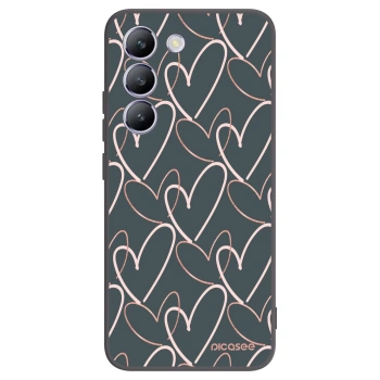 Picasee Vivo V40 SE 5G Hülle - Schwarzes Silikon - Viel Liebe