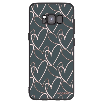 Picasee Samsung Galaxy S8 G950F Hülle - Schwarzes Silikon - Viel Liebe