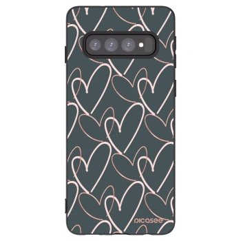 Picasee Samsung Galaxy S10 G973 Hülle - Schwarzes Silikon - Viel Liebe
