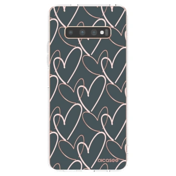 Picasee Samsung Galaxy S10 Plus G975 Hülle - Transparentes Silikon - Viel Liebe
