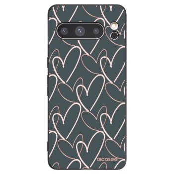 Picasee Google Pixel 8 Pro Hülle - Schwarzes Silikon - Viel Liebe