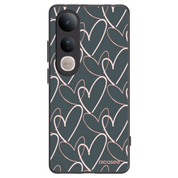 Picasee Vivo V50 Lite 5G Hülle - Schwarzes Silikon - Viel Liebe