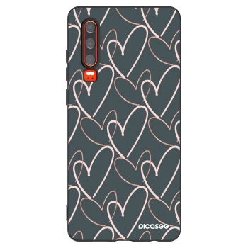 Picasee Huawei P30 Hülle - Schwarzes Silikon - Viel Liebe
