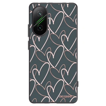 Picasee Xiaomi Poco F7 5G Hülle - Schwarzes Silikon - Viel Liebe
