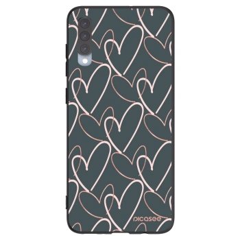 Picasee Samsung Galaxy A70 A705F Hülle - Schwarzes Silikon - Viel Liebe