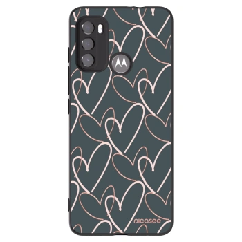 Picasee Motorola Edge 60 5G Hülle - Schwarzes Silikon - Viel Liebe