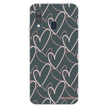 Picasee Samsung Galaxy A40 A405F Hülle - Transparentes Silikon - Viel Liebe