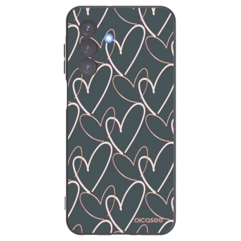 Picasee Samsung Galaxy A17 5G Hülle - Schwarzes Silikon - Viel Liebe