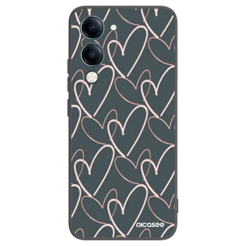 Picasee Vivo Y29s 5G Hülle - Schwarzes Silikon - Viel Liebe