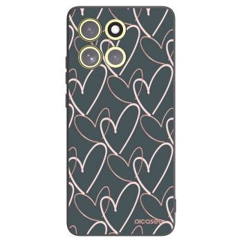 Picasee Motorola Moto G86 Power 5G Hülle - Schwarzes Silikon - Viel Liebe