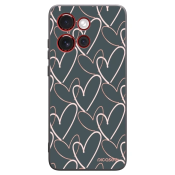 Picasee Motorola Edge 60 Neo 5G Hülle - Schwarzes Silikon - Viel Liebe