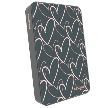 Picasee Powerbank mit MagSafe 10 000 mAh Grau - Viel Liebe