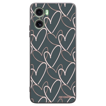 Picasee Motorola Moto G06 Hülle - Schwarzes Silikon - Viel Liebe