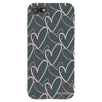 Picasee Apple iPhone SE 2020 Hülle - Transparentes Silikon - Viel Liebe