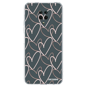 Picasee Xiaomi Redmi Note 9S Hülle - Transparentes Silikon - Viel Liebe