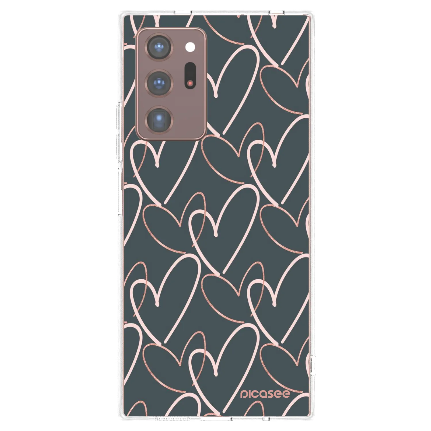 Picasee Samsung Galaxy Note 20 Ultra Hülle - Transparentes Silikon - Viel Liebe