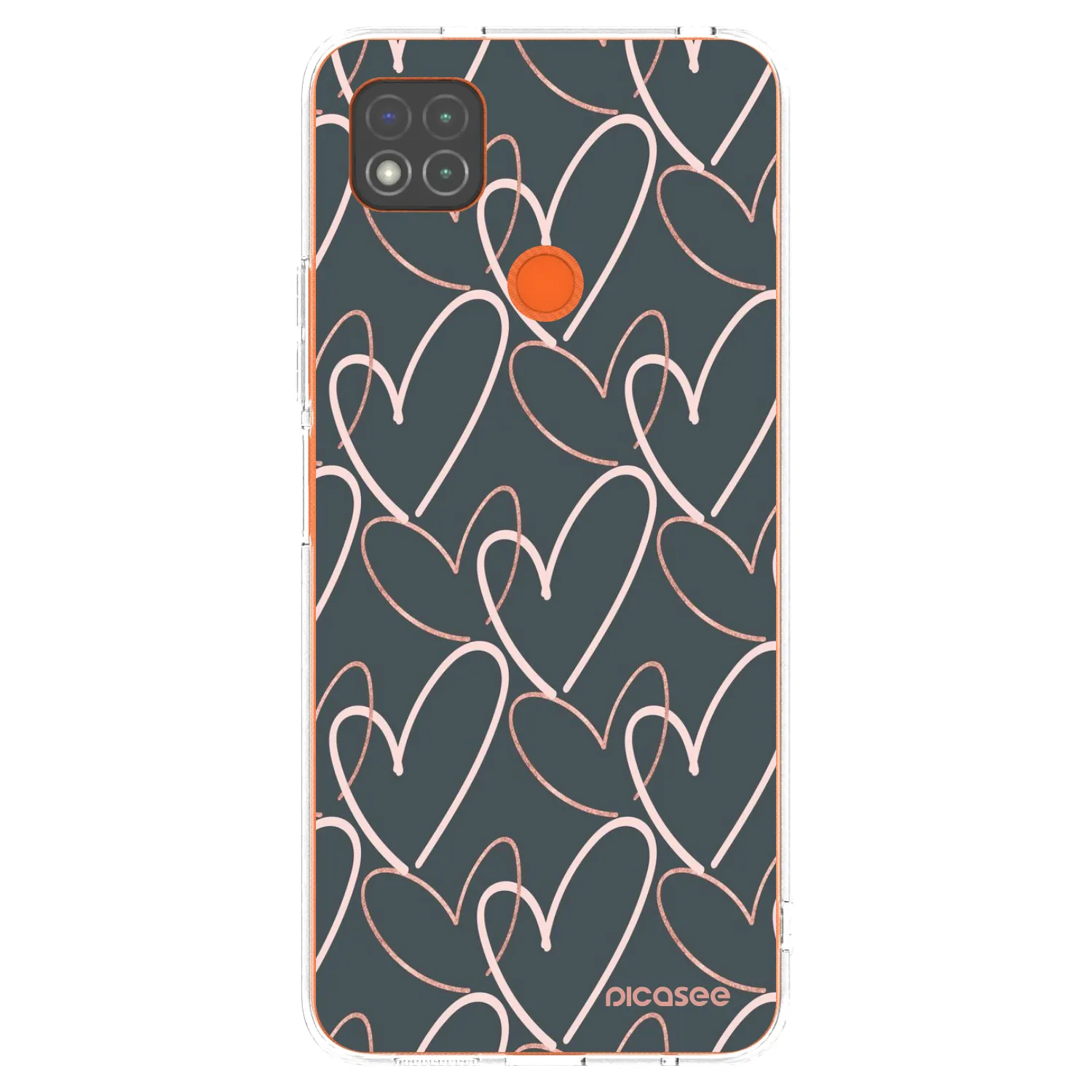 Picasee Xiaomi Redmi 9C Hülle - Transparentes Silikon - Viel Liebe