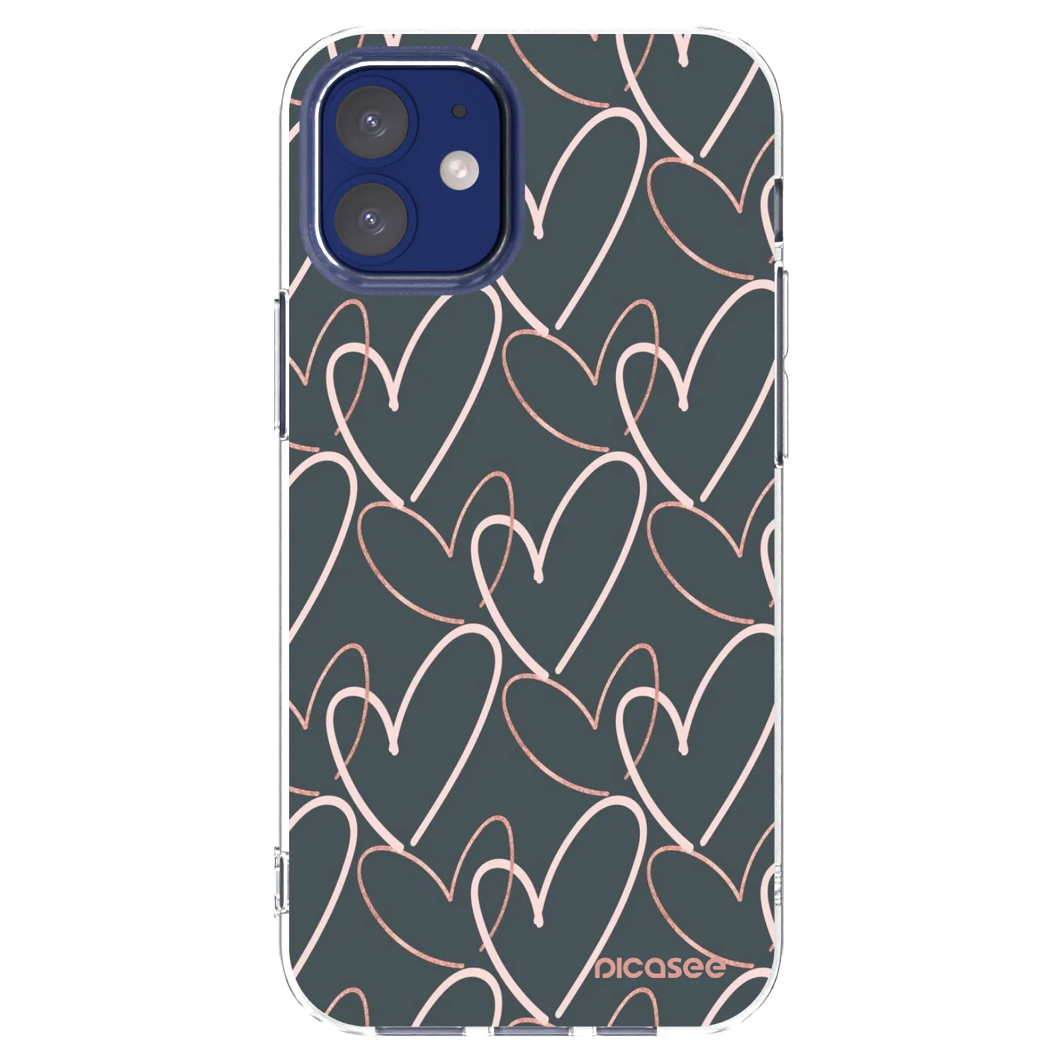 Picasee Apple iPhone 12 mini Hülle - Transparentes Silikon - Viel Liebe