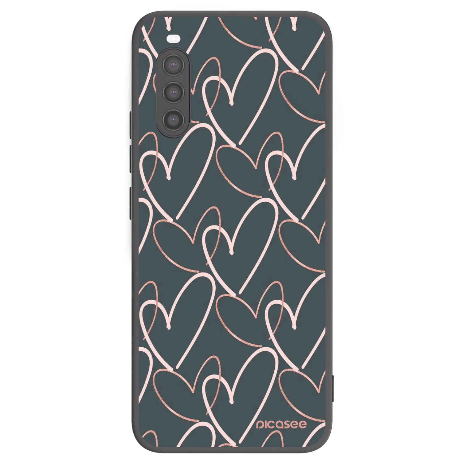 Picasee Sony Xperia 10 II Hülle - Schwarzes Silikon - Viel Liebe