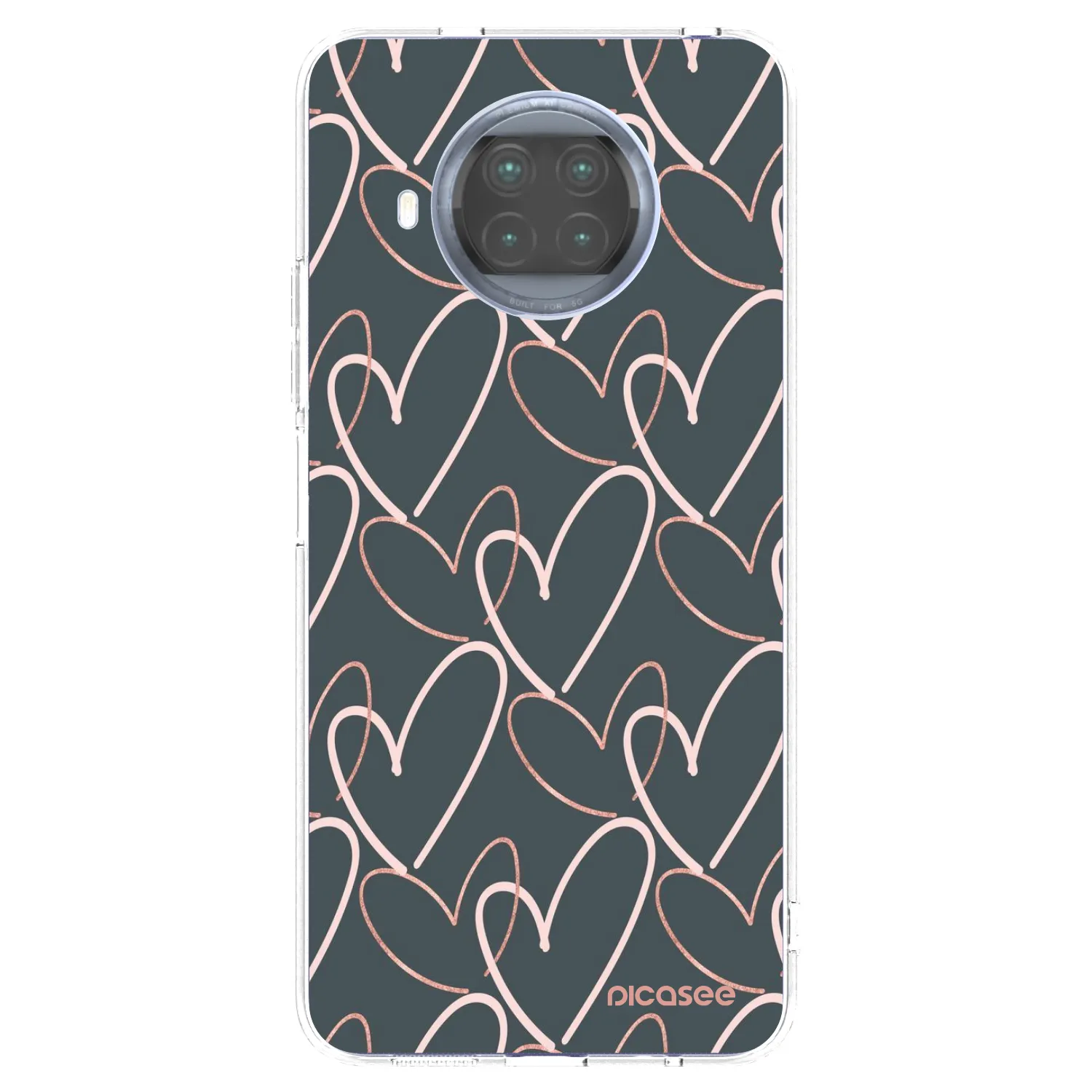 Picasee Xiaomi Mi 10T Lite Hülle - Transparentes Silikon - Viel Liebe