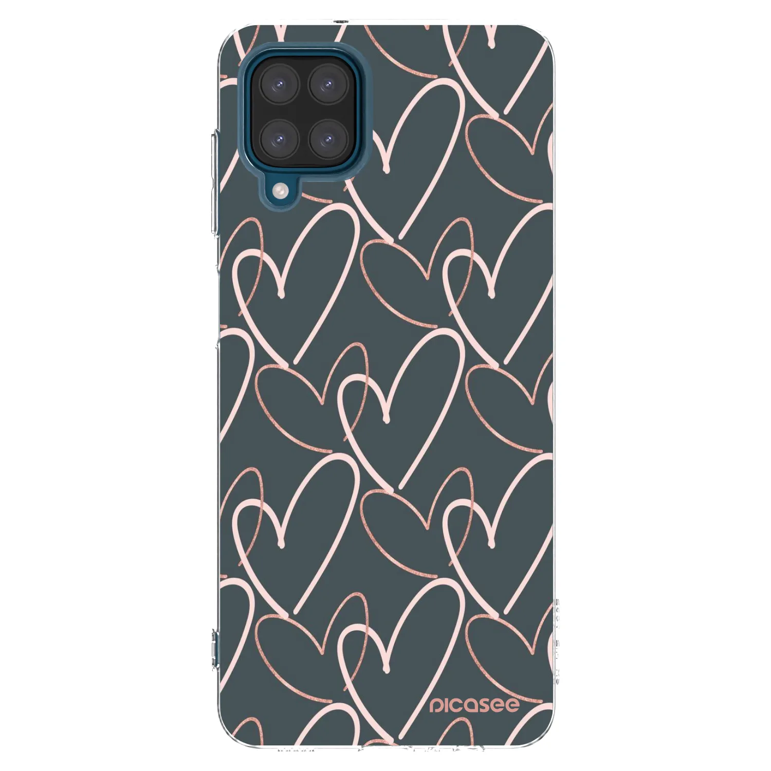 Picasee Samsung Galaxy A12 A125F Hülle - Transparentes Silikon - Viel Liebe
