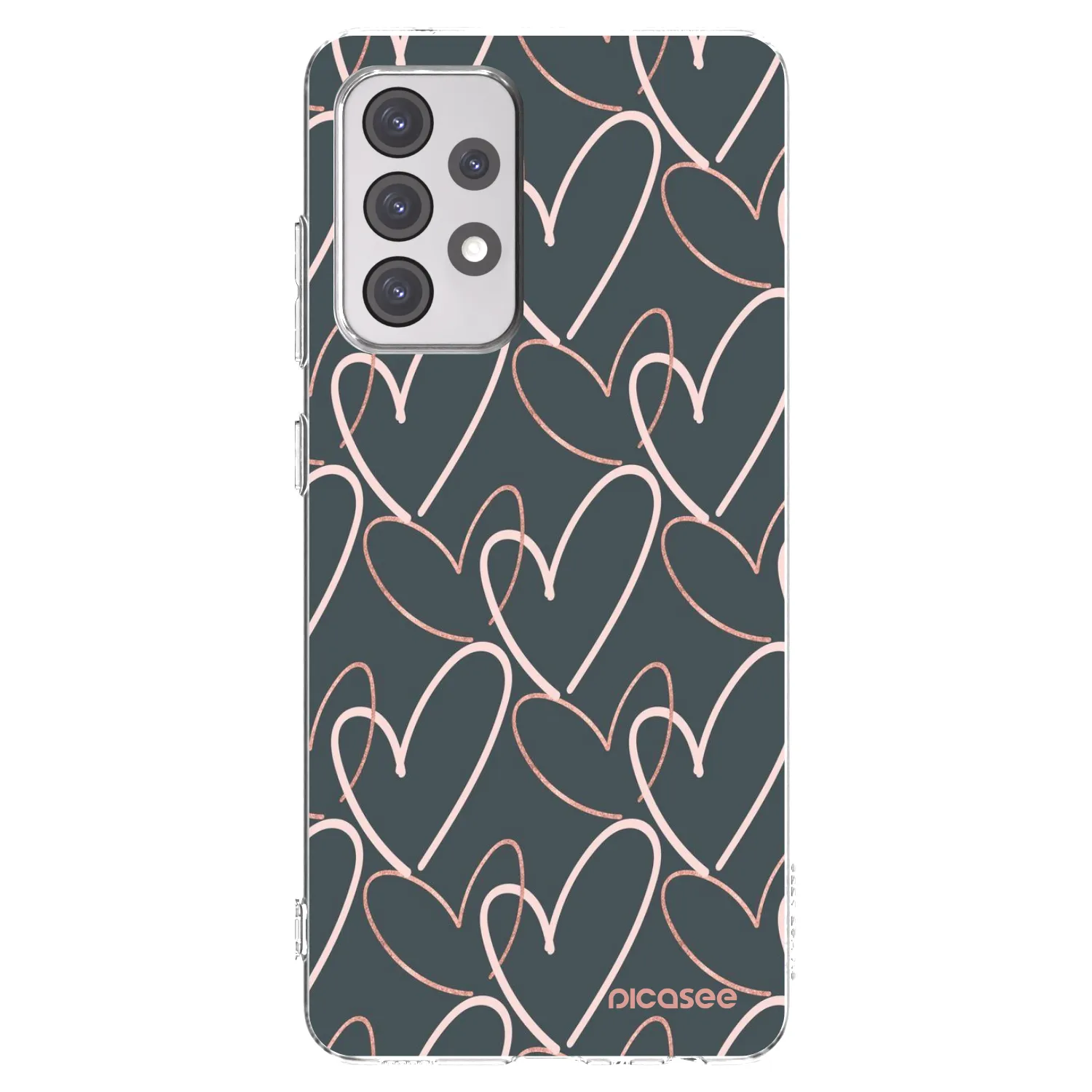 Picasee Samsung Galaxy A52 5G A525F Hülle - Transparentes Silikon - Viel Liebe
