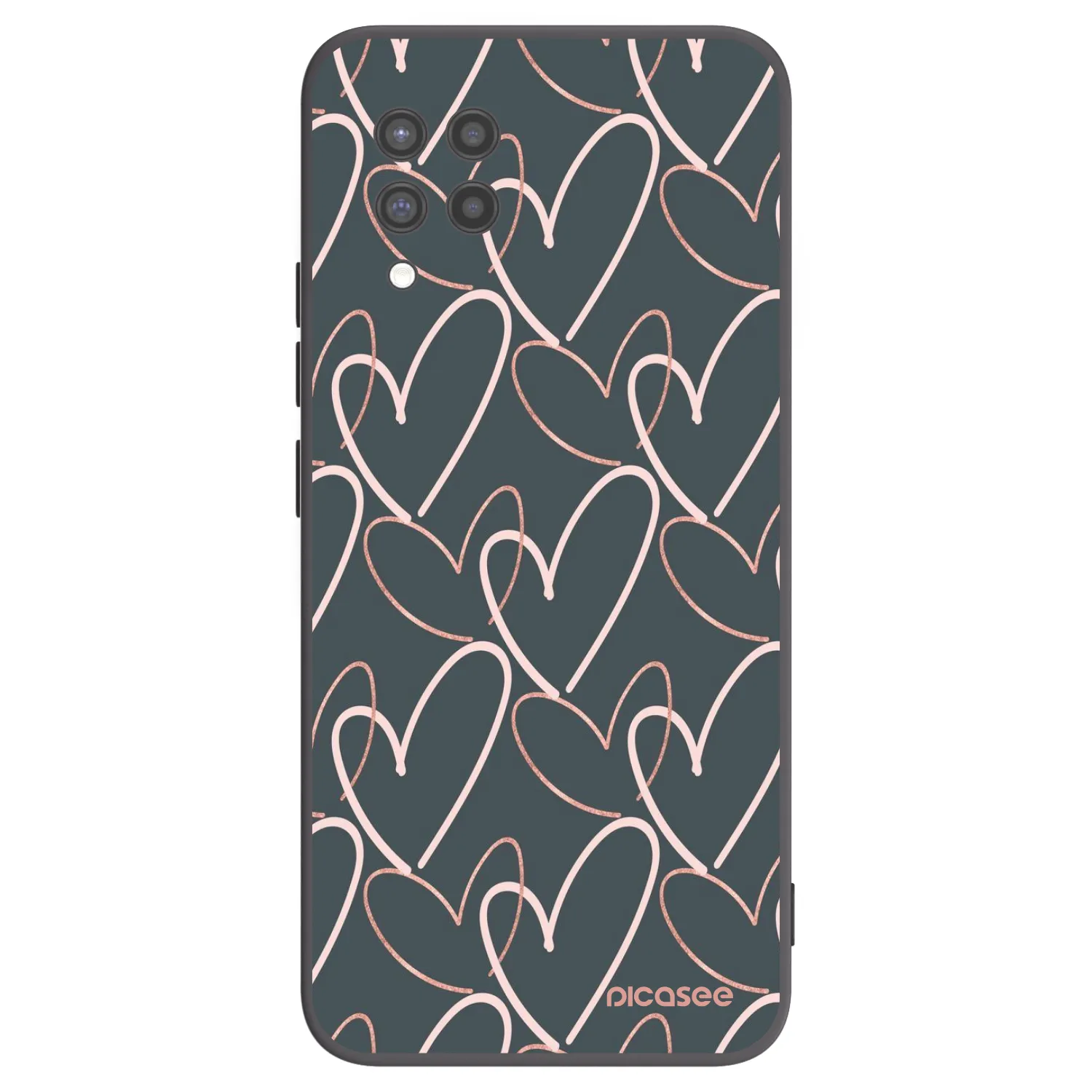 Picasee Samsung Galaxy A42 A426B Hülle - Schwarzes Silikon - Viel Liebe