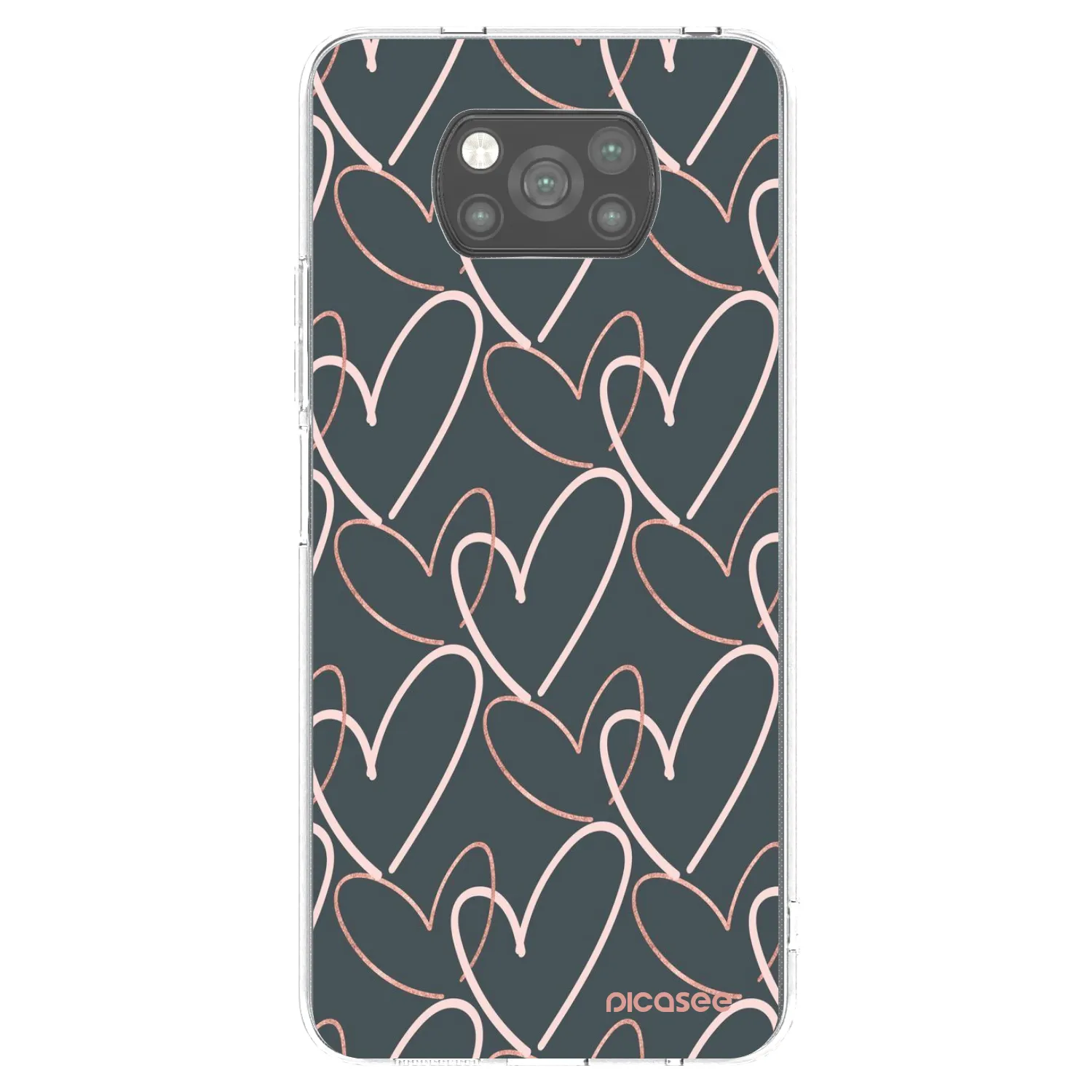 Picasee Xiaomi Poco X3 Pro Hülle - Schwarzes Silikon - Viel Liebe