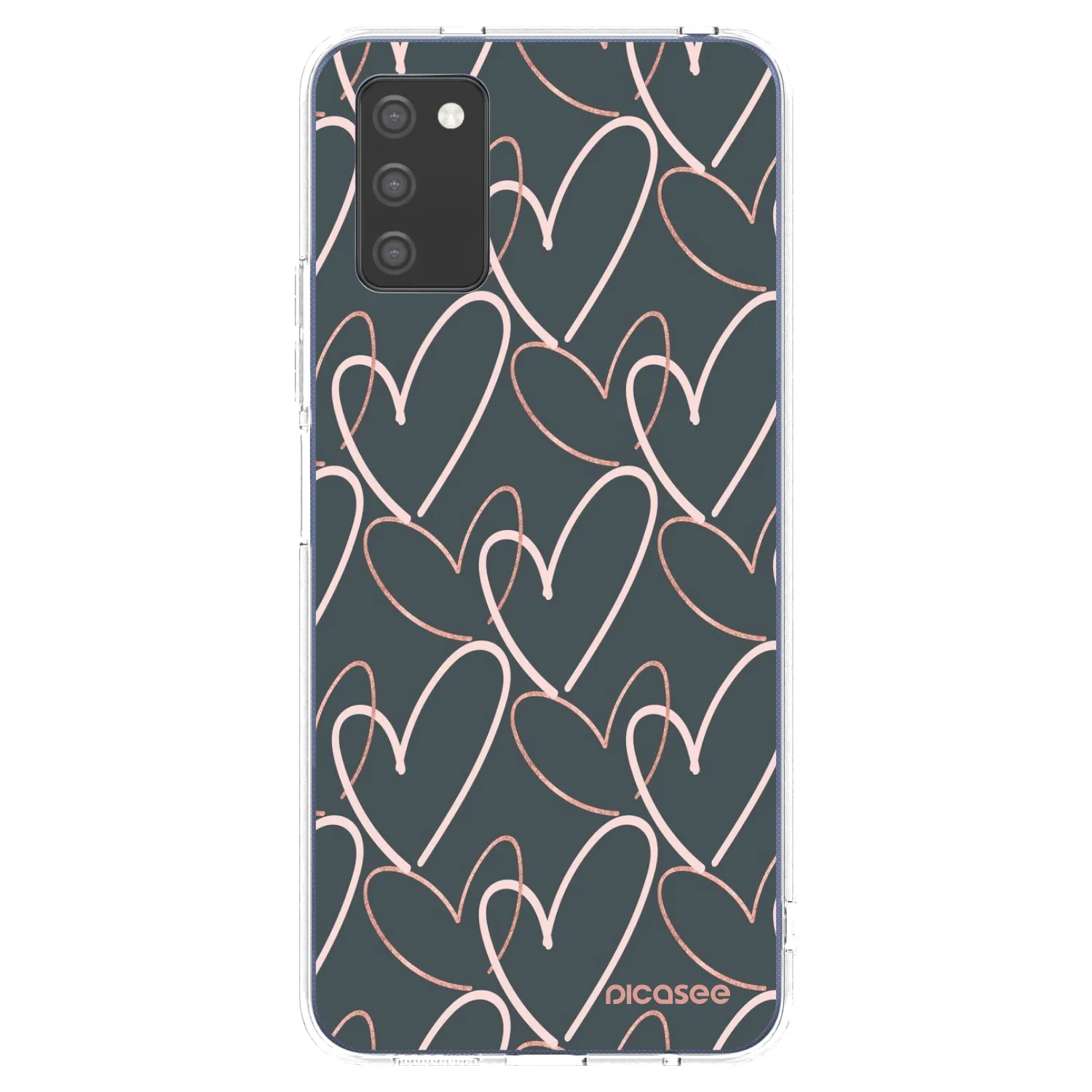 Picasee Samsung Galaxy A02s A025G Hülle - Transparentes Silikon - Viel Liebe